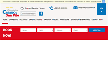 Tablet Screenshot of camping-cisano.it